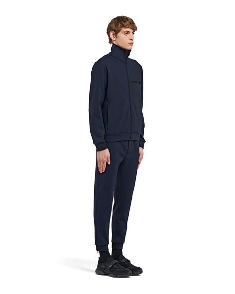 prada tech jacket|prada strickjacke.